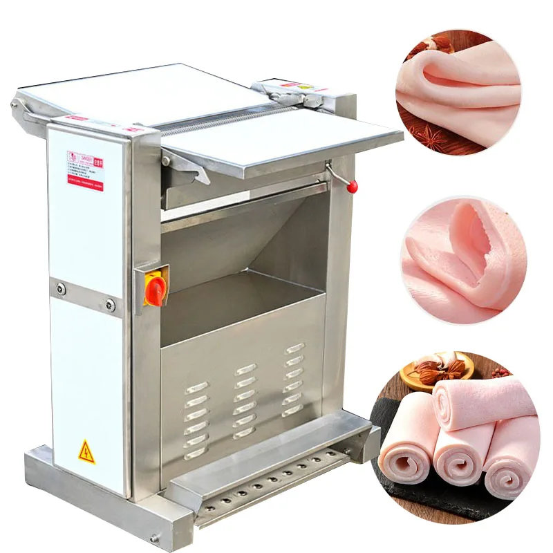 Stainless Steel Pigskin Degreasing Oil Scraping Machine Meat Peeling Machine 
Stainless Steel Pigskin Degreasing Oil Scraping Machine Meat Peeling Machine