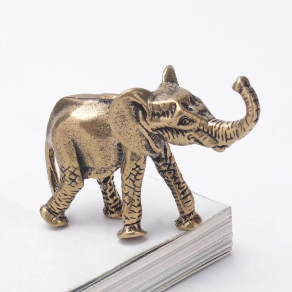 Landscape Tea Pet Solid Copper Hand Painted Elephant Figurines Miniatures Figurines Animal Crafts Desktop Ornaments
Landscape Tea Pet Solid Copper Hand Painted Elephant Figurines Miniatures Figurines Animal Crafts Desktop Ornaments