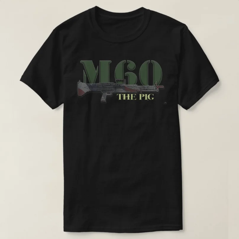 American Army M60 Military Machine Gun T-Shirt 100% Cotton O-Neck Summer Short Sleeve Casual Mens T-shirt Size S-3XL
American Army M60 Military Machine Gun T-Shirt 100% Cotton O-Neck Summer Short Sleeve Casual Mens T-shirt Size S-3XL