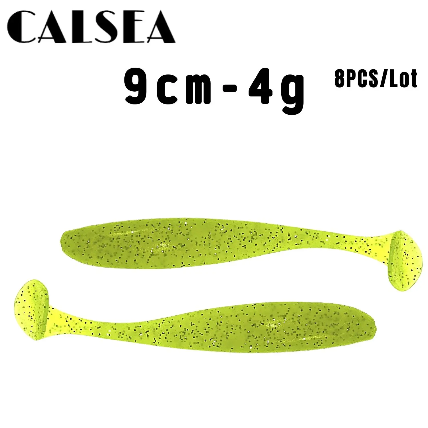 CALSEA 10PCS/bAG 4g 9cm TPR Semi-Transparent Luminous Paddle Tail Ultra Durable Wobblers Artificial Soft Silicone Lurebait
CALSEA 10PCS/bAG 4g 9cm TPR Semi-Transparent Luminous Paddle Tail Ultra Durable Wobblers Artificial Soft Silicone Lurebait