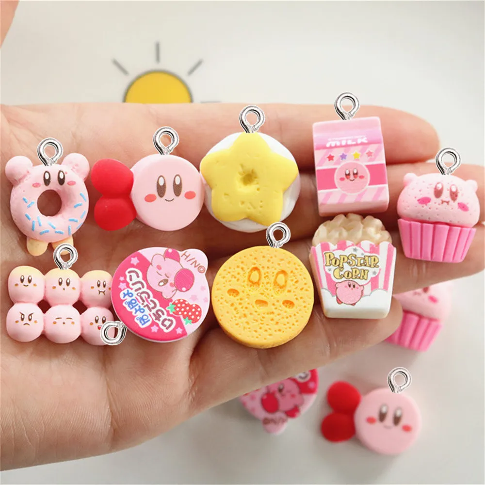 10Pcs 3D Cartoon Food Toy Resin Charms Kawaii DIY Earring Necklace Bracelet Jewelry Making Accessory Bag Keychain Pendants Decor
10Pcs 3D Cartoon Food Toy Resin Charms Kawaii DIY Earring Necklace Bracelet Jewelry Making Accessory Bag Keychain Pendants Decor