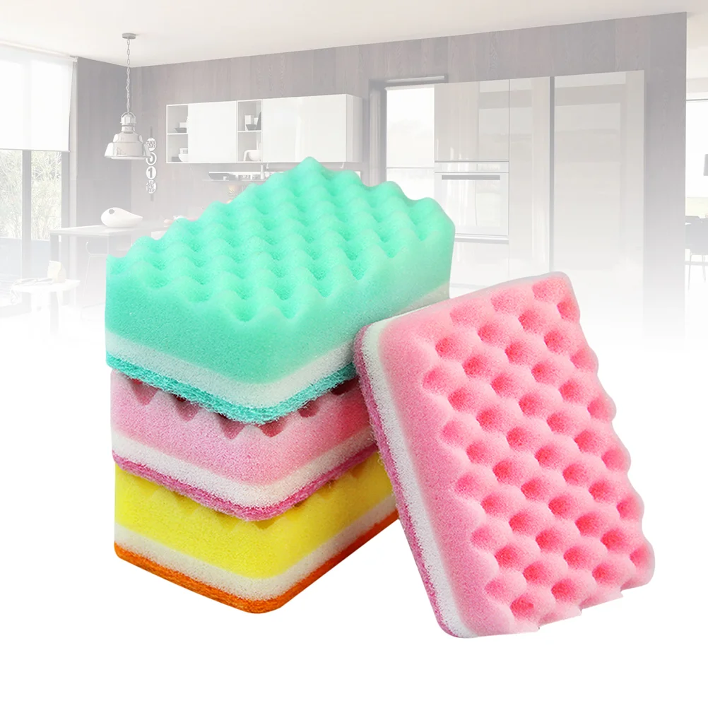10pcs High Density Small Wave Multi-Use Cleaning Sponges Non-Scratch Sponge Scrubbing Dish Sponges Use for Kitchens Bathroom
10pcs High Density Small Wave Multi-Use Cleaning Sponges Non-Scratch Sponge Scrubbing Dish Sponges Use for Kitchens Bathroom