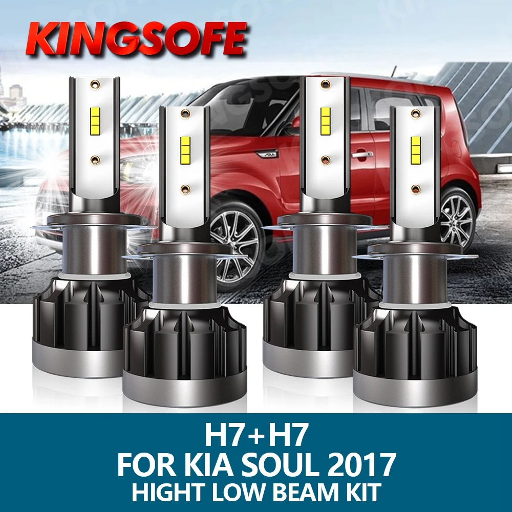 KINGSOFE светодиодные фары 4 шт. H7 1860 лм 72 Вт 6000 CSP чип 2017 к Белый Автомобильный свет комплект фар ближнего и дальнего света для KIA Soul
KINGSOFE светодиодные фары 4 шт. H7 1860 лм 72 Вт 6000 CSP чип 2017 к Белый Автомобильный свет комплект фар ближнего и дальнего света для KIA Soul