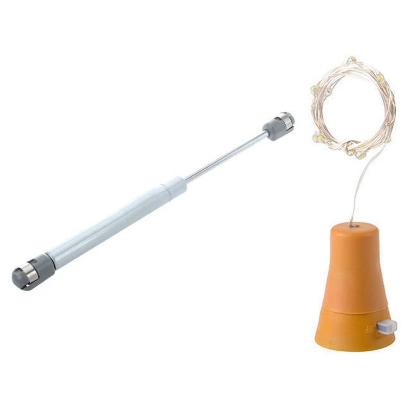 1Pcs Door Stay Soft Close Hinge Hydraulic Gas Lift Strut & 1Pcs Solar 2M Led Cork Shaped 20 Led Night Fairy String Light
1Pcs Door Stay Soft Close Hinge Hydraulic Gas Lift Strut & 1Pcs Solar 2M Led Cork Shaped 20 Led Night Fairy String Light