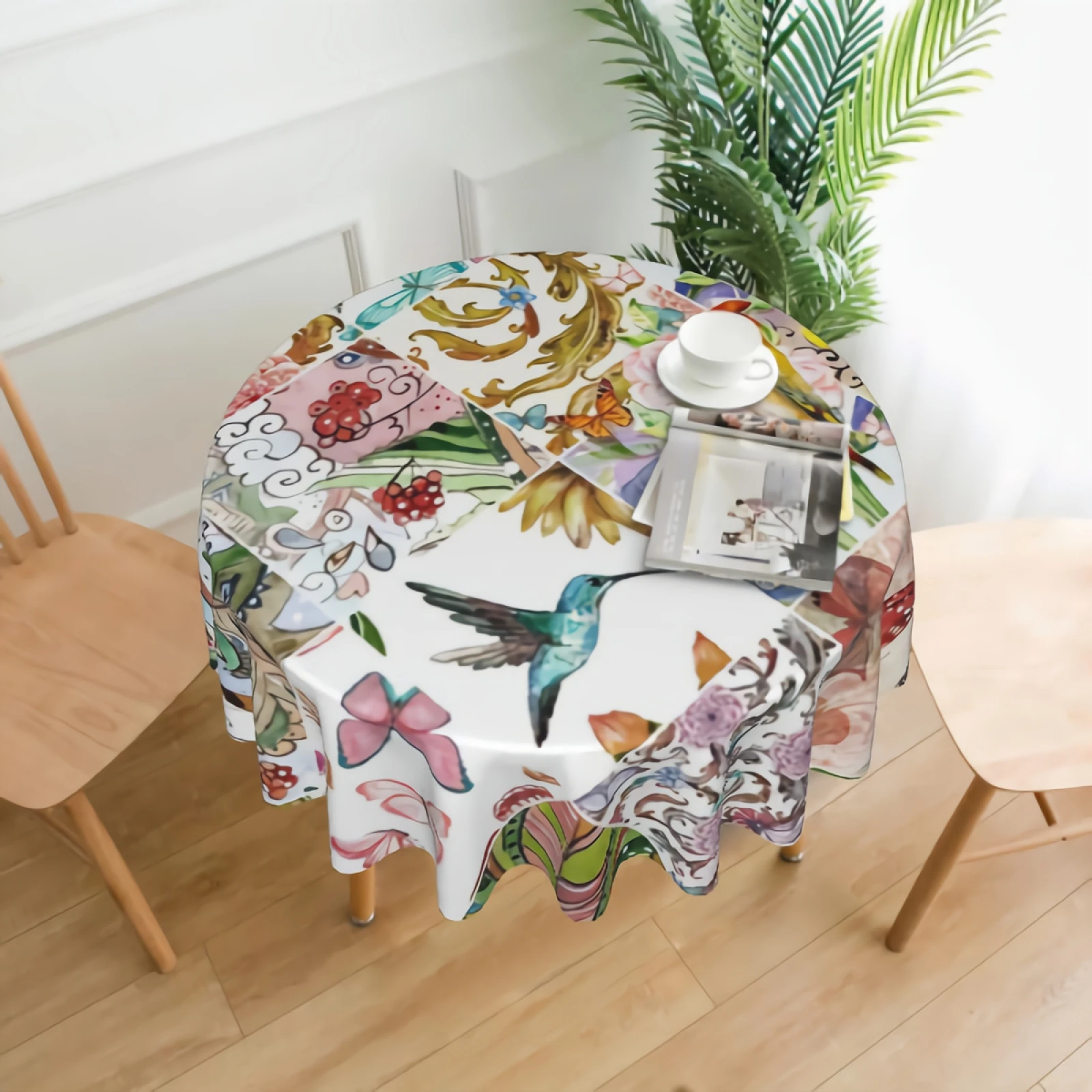 Hummingbirds On Motley Tiles Round Tablecloth Farmhouse Patchwork Birds Floral Table Cloth 60 Inch Round Table Cloth
Hummingbirds On Motley Tiles Round Tablecloth Farmhouse Patchwork Birds Floral Table Cloth 60 Inch Round Table Cloth