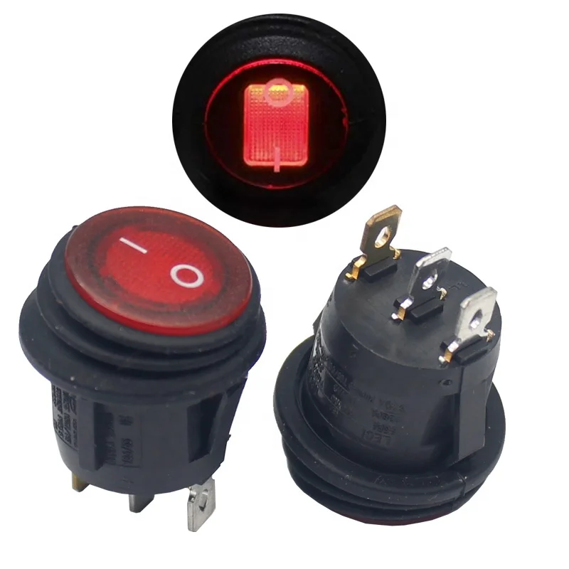 Rocker Switches12V Waterproof On Off Round Rocker On-Off Switch Button with Opening Size 20mm, 20A 3Pin Car Auto Boat
Rocker Switches12V Waterproof On Off Round Rocker On-Off Switch Button with Opening Size 20mm, 20A 3Pin Car Auto Boat
