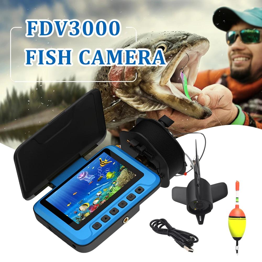 4.3 Inch Monitor Underwater Fishing Camera Waterproof Fish Finder LED 4x Digital Zoom Rechargeable for Ice Lake Boat Fishing
4.3 Inch Monitor Underwater Fishing Camera Waterproof Fish Finder LED 4x Digital Zoom Rechargeable for Ice Lake Boat Fishing