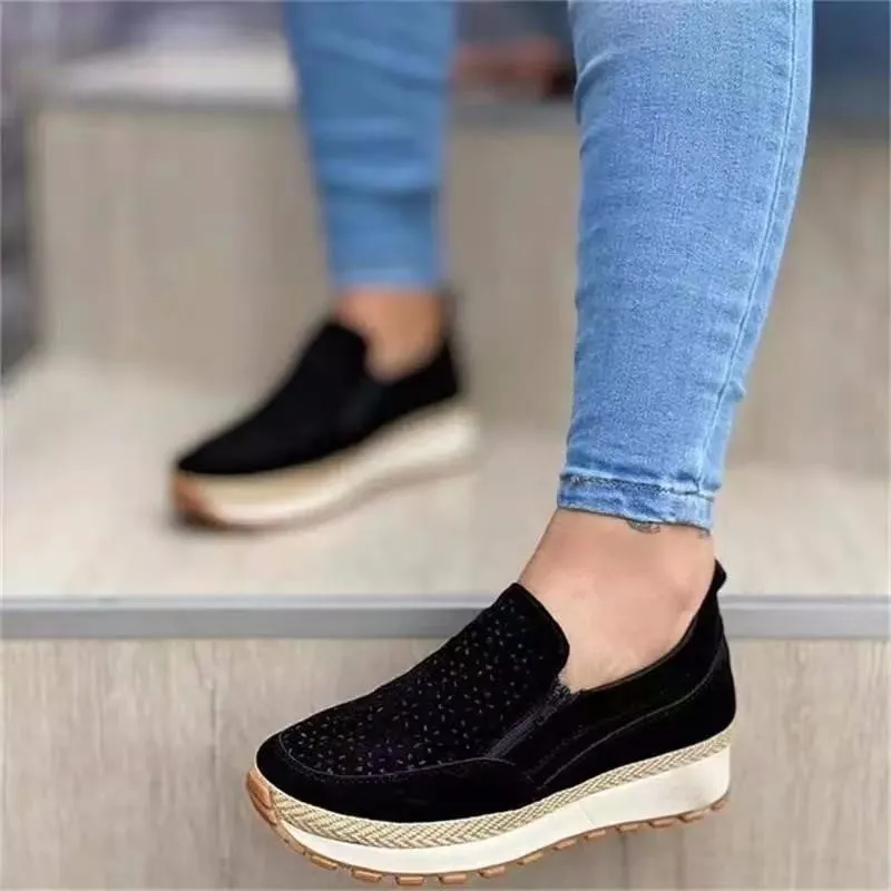 Women Loafers Flats Running Sport Shoes 2022 Spring Thick Female Shoes Designer Fashion Suede Goth Dress Non Slip Women Shoes
Women Loafers Flats Running Sport Shoes 2022 Spring Thick Female Shoes Designer Fashion Suede Goth Dress Non Slip Women Shoes