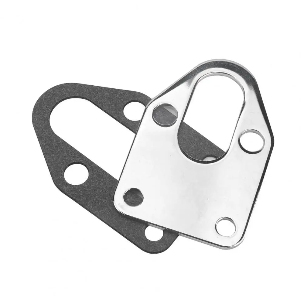 High Hardness with Gasket Stainless Steel SBC Fuel Pump Mounting Plate for Chevy 283 305 327 350 383 400
High Hardness with Gasket Stainless Steel SBC Fuel Pump Mounting Plate for Chevy 283 305 327 350 383 400