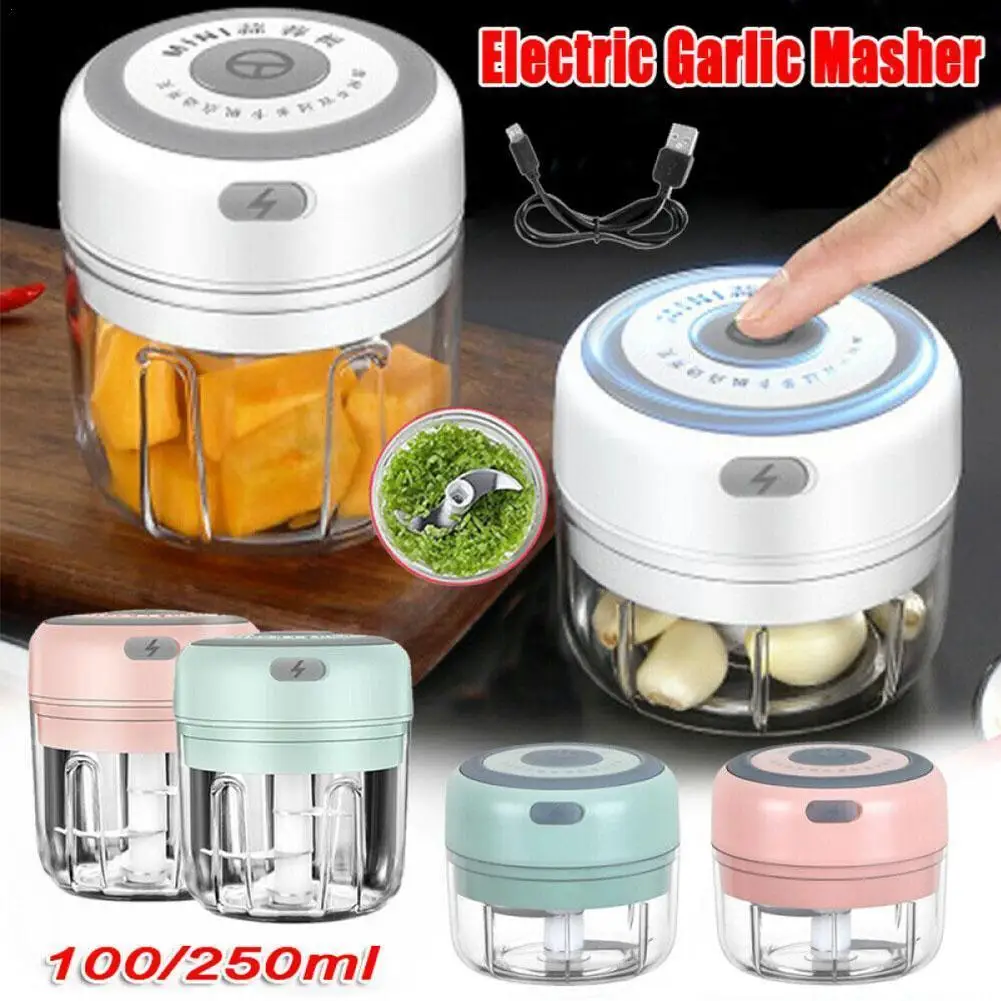 Wireless Portable Electric Crusher 250/100ml Multipurpose USB Rechargeable Mini Electric Vegetables Blender for Kitchen Too T0F1
Wireless Portable Electric Crusher 250/100ml Multipurpose USB Rechargeable Mini Electric Vegetables Blender for Kitchen Too T0F1