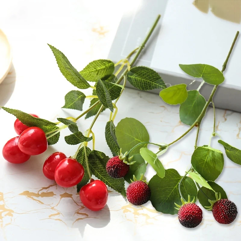 1PC Home Furnishing decoration Fruit bouquet Artificial fruit Bayberry cherry Simulation bouquet Simulation fruit bouquet
1PC Home Furnishing decoration Fruit bouquet Artificial fruit Bayberry cherry Simulation bouquet Simulation fruit bouquet