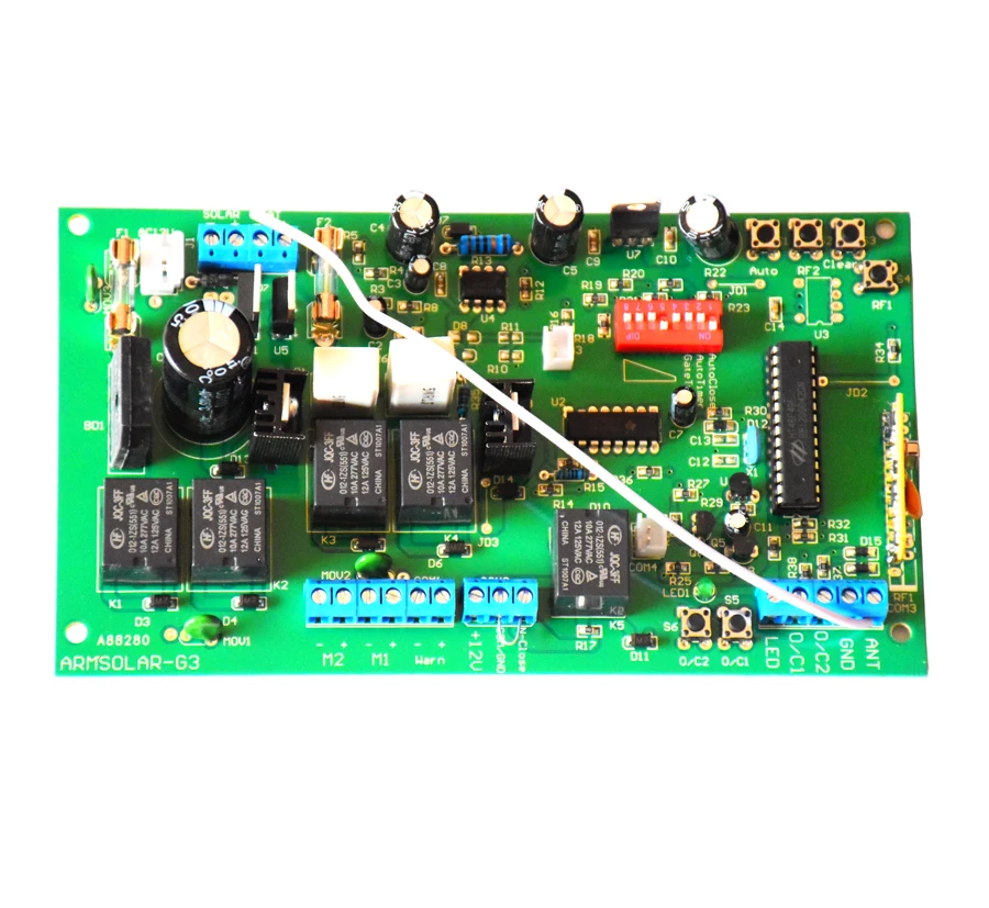 12V Electronic card motherboard circuit board for Dual wing automatic swing gate opener motor 12VDC
12V Electronic card motherboard circuit board for Dual wing automatic swing gate opener motor 12VDC