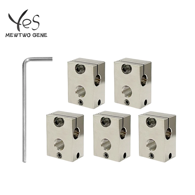 Детали для 3D-принтера E3D V6, нагревательный блок, официальный алюминиевый блок 23*16*12 мм для 1,75/3 мм J-head Hotend V6 PT100, термистор
Детали для 3D-принтера E3D V6, нагревательный блок, официальный алюминиевый блок 23*16*12 мм для 1,75/3 мм J-head Hotend V6 PT100, термистор