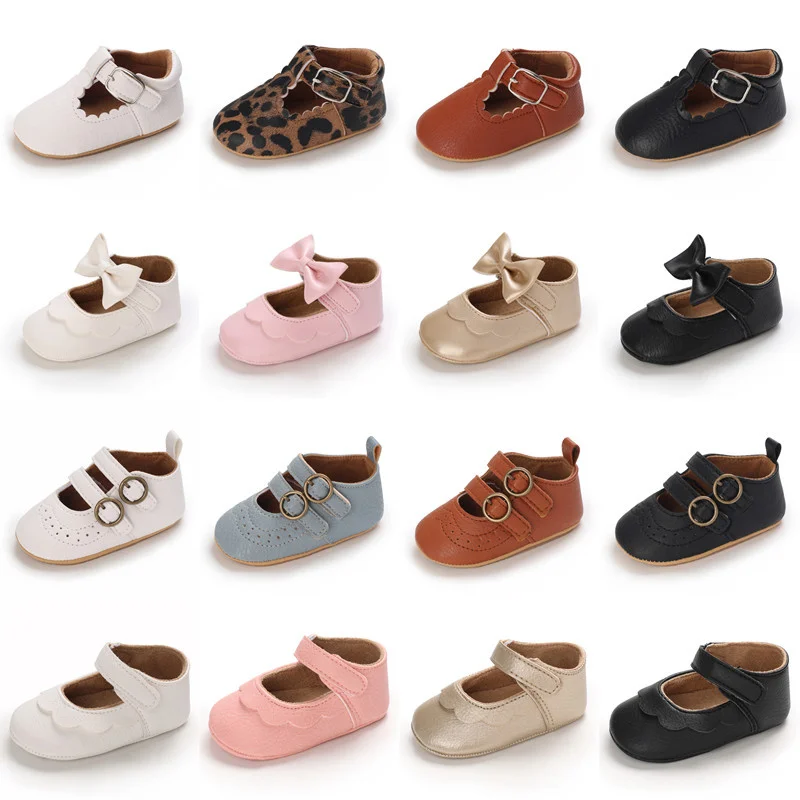 Newborn Baby Shoes Classic Stripe Leather Boy Girl Shoes Multicolor Toddler Rubber Sole Anti-slip First Walkers Infant Moccasins
Newborn Baby Shoes Classic Stripe Leather Boy Girl Shoes Multicolor Toddler Rubber Sole Anti-slip First Walkers Infant Moccasins