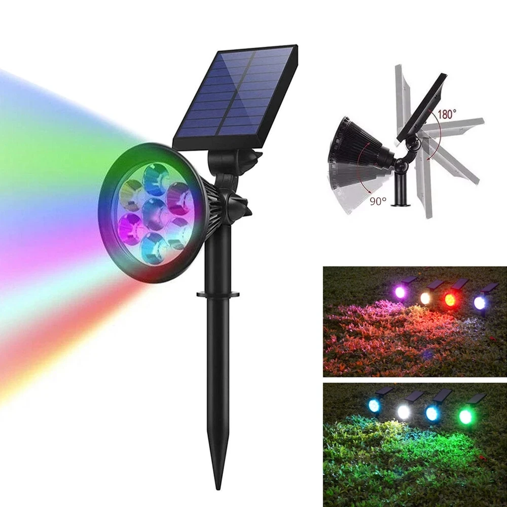 Solar Lawn Light LED Spotlights Outdoor Garden Landscape Wall Lamp IP65 Waterproof Super Bright Solar Lamp Color Adjustable 9LED
Solar Lawn Light LED Spotlights Outdoor Garden Landscape Wall Lamp IP65 Waterproof Super Bright Solar Lamp Color Adjustable 9LED