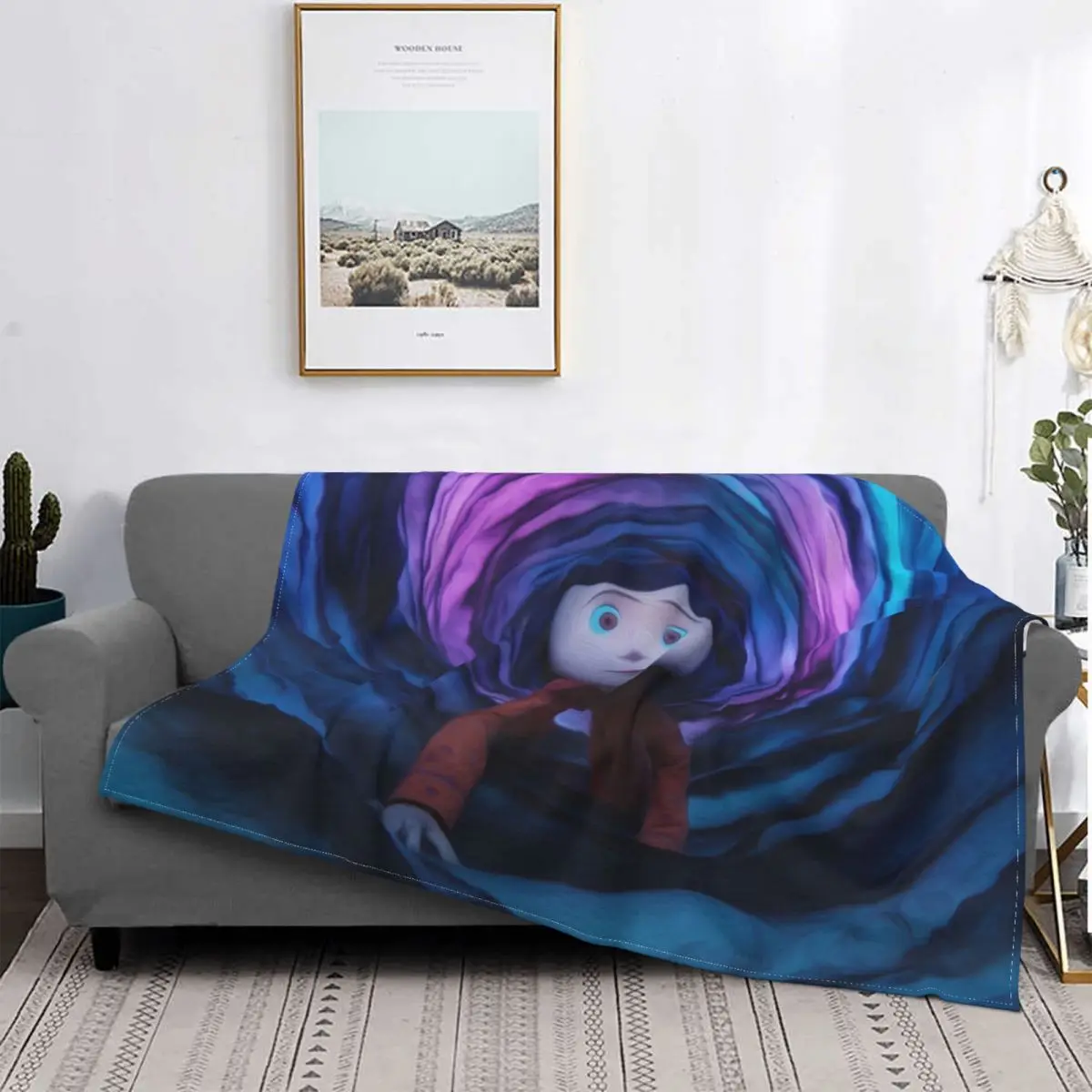 Coraline Tunnel Horror Girl Flannel Throw Blanket the Secret Door Fantasy Blanket for Bed Outdoor Thin Bedding Throws
Coraline Tunnel Horror Girl Flannel Throw Blanket the Secret Door Fantasy Blanket for Bed Outdoor Thin Bedding Throws