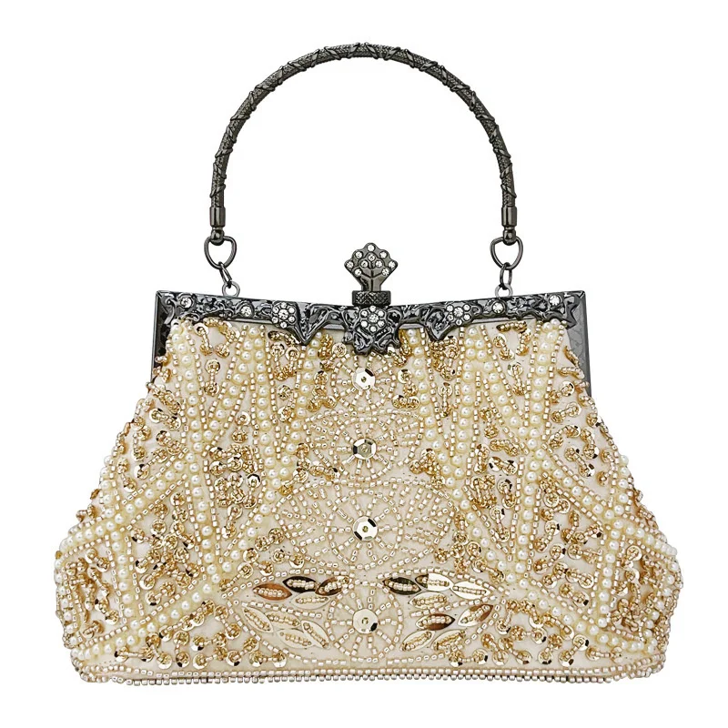 Woman Shoulder Bag Handbag Evening Clutche Pearl Handmade Female Wedding Party Banquet Purses Y2k Crossbody White Retro Style
Woman Shoulder Bag Handbag Evening Clutche Pearl Handmade Female Wedding Party Banquet Purses Y2k Crossbody White Retro Style