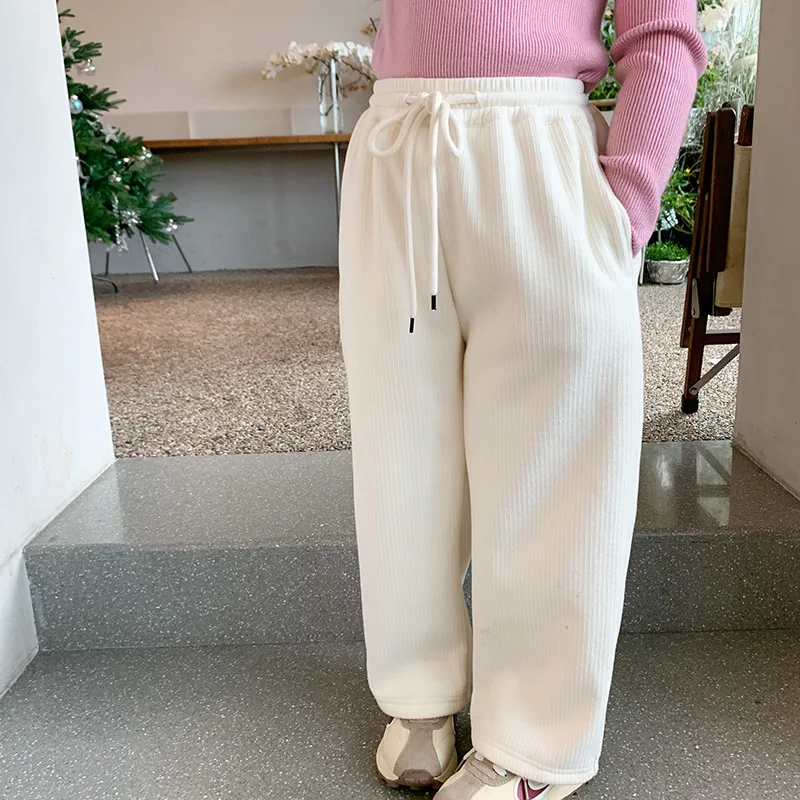 Kids silver fox velvet straight Trousers Girls Fleece thicken warm casual Pants
Kids silver fox velvet straight Trousers Girls Fleece thicken warm casual Pants
