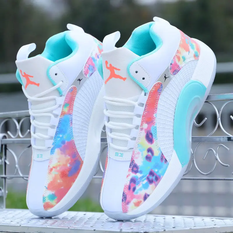 New Men's Retro Basketball Shoes Non-slip Cushioning Breathable Sport Shoes Gym Training Large Size Teenagers Zapatillas Hombre
New Men's Retro Basketball Shoes Non-slip Cushioning Breathable Sport Shoes Gym Training Large Size Teenagers Zapatillas Hombre