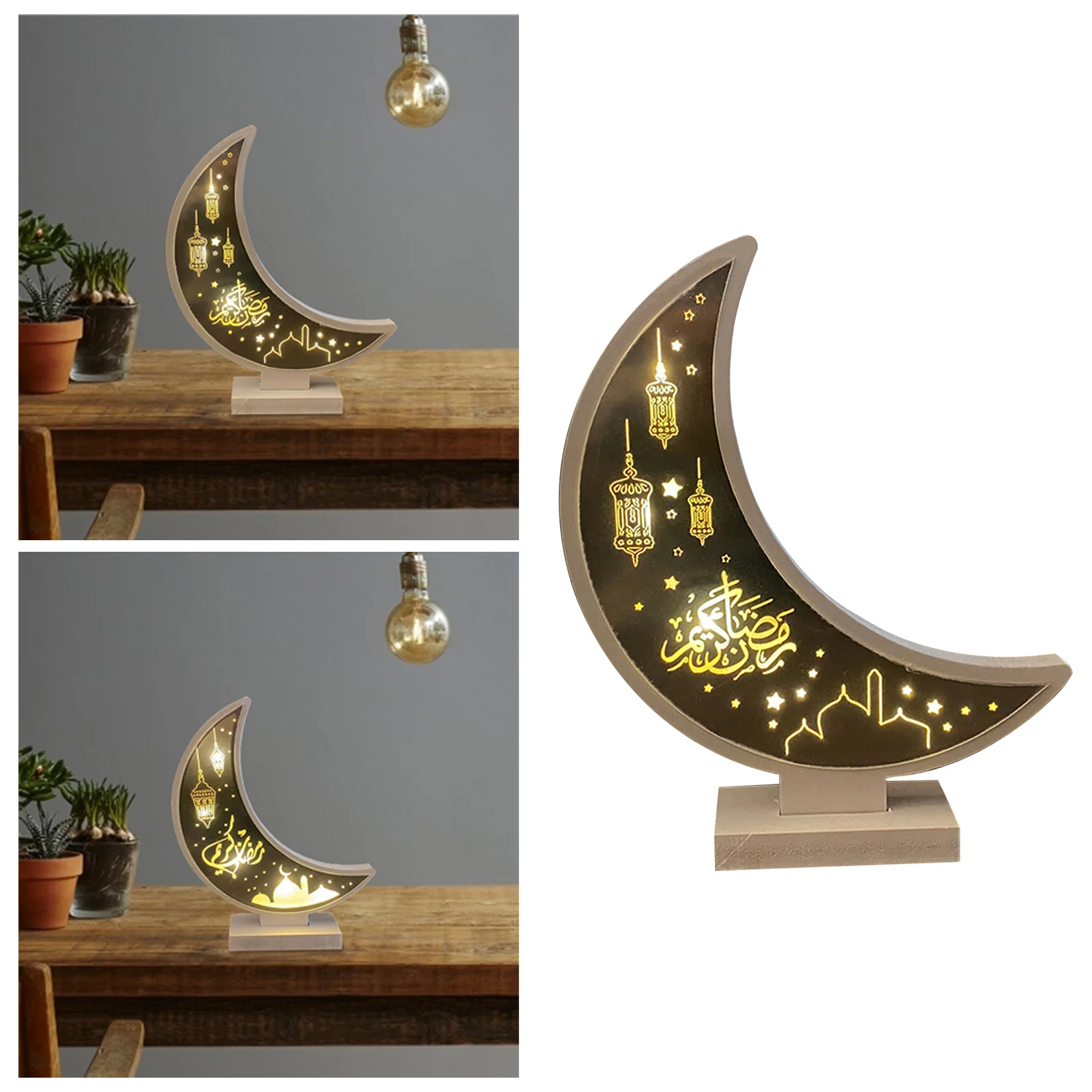 Festival Lighting Moon Lamp Ramadan Moon Light Wooden Decoration Decorative Led Night Light For Holiday Home Decor
Festival Lighting Moon Lamp Ramadan Moon Light Wooden Decoration Decorative Led Night Light For Holiday Home Decor