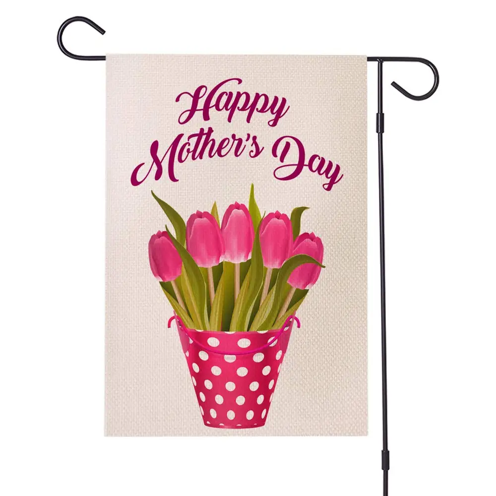 Happy Mothers Day Floral Small Garden Flag Vertical Double Sided Pink Yellow Flowers Rose Wreath Burlap Yard Decor
Happy Mothers Day Floral Small Garden Flag Vertical Double Sided Pink Yellow Flowers Rose Wreath Burlap Yard Decor