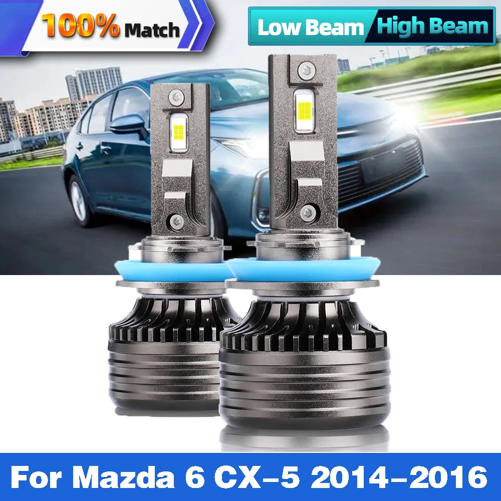 Canbus LED H11 Car Headlight 12V 30000LM 6000K White Lamp 9005 HB3 Turbo LED Lights Bulbs For Mazda 6 CX-5 2014-2016 Headlight
Canbus LED H11 Car Headlight 12V 30000LM 6000K White Lamp 9005 HB3 Turbo LED Lights Bulbs For Mazda 6 CX-5 2014-2016 Headlight