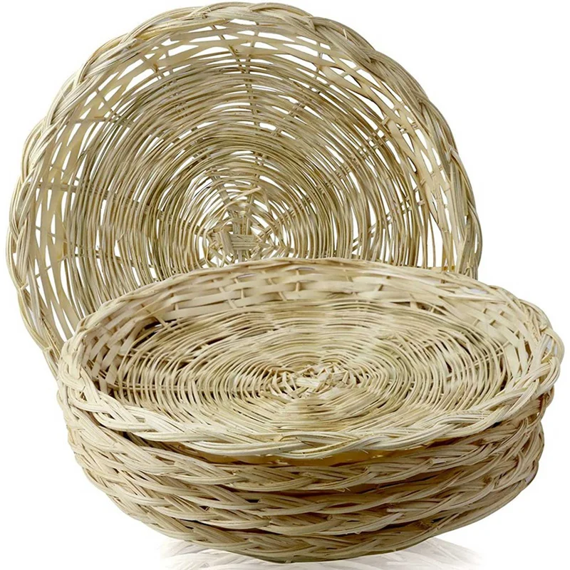 10 Pcs Bamboo Paper Plate Holder - 10 Inch Round Woven Plate Holder, Reusable Paper Plate Holders For Picnic Party
10 Pcs Bamboo Paper Plate Holder - 10 Inch Round Woven Plate Holder, Reusable Paper Plate Holders For Picnic Party