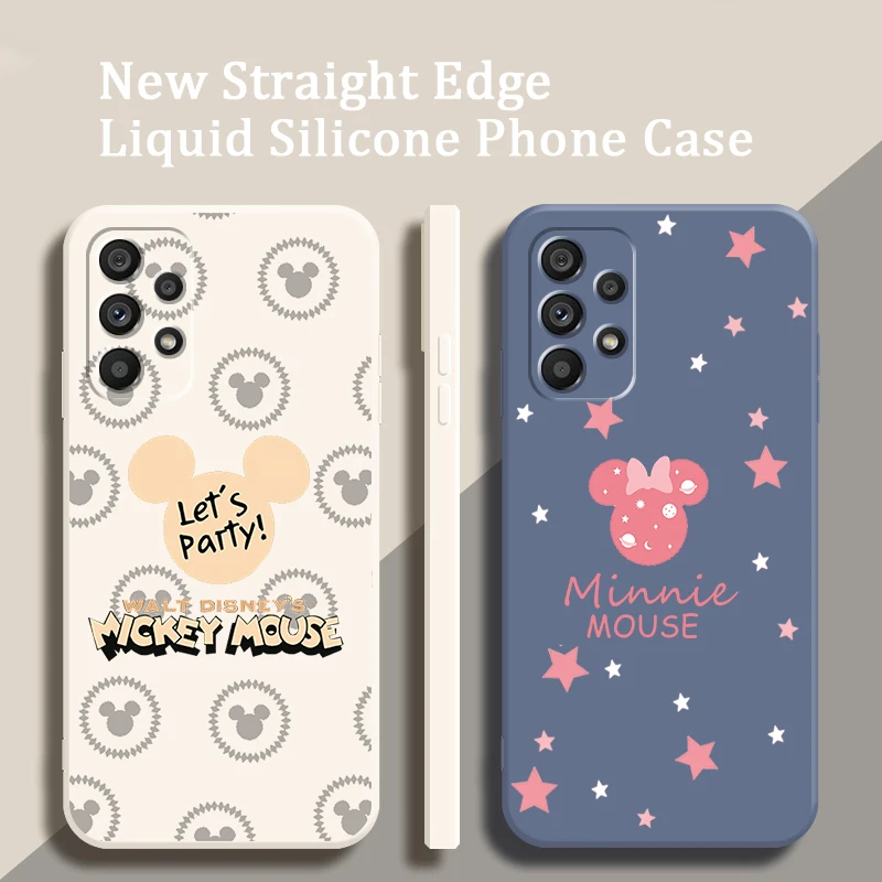 Cute Mickey Minnie Mouse Art Liquid Rope Funda Phone Case For Samsung A73 A53 A33 A52 A32 A23 A22 A71 A51 A21S A03S A50 A30 5G
Cute Mickey Minnie Mouse Art Liquid Rope Funda Phone Case For Samsung A73 A53 A33 A52 A32 A23 A22 A71 A51 A21S A03S A50 A30 5G
