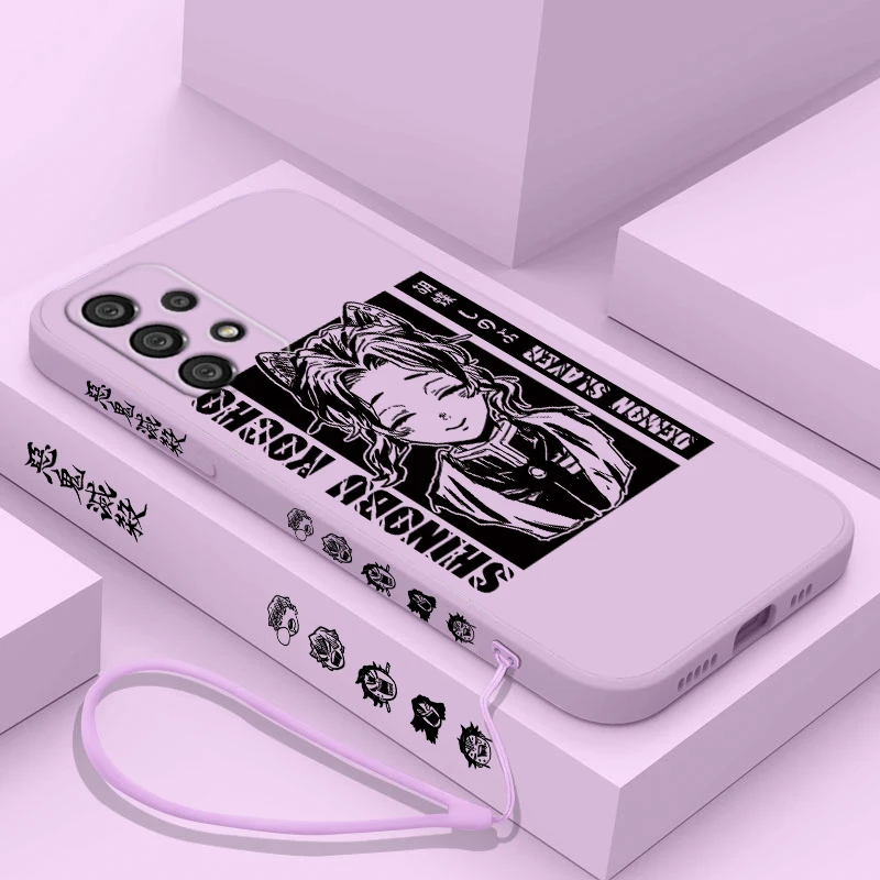 Demon Slayer Kochou Shinobu Samsung Phone Case Cover For A73 A53 A33 A52 A32 A71 A51 A21S A03S A50 A30 5G Liquid Left Rope
Demon Slayer Kochou Shinobu Samsung Phone Case Cover For A73 A53 A33 A52 A32 A71 A51 A21S A03S A50 A30 5G Liquid Left Rope