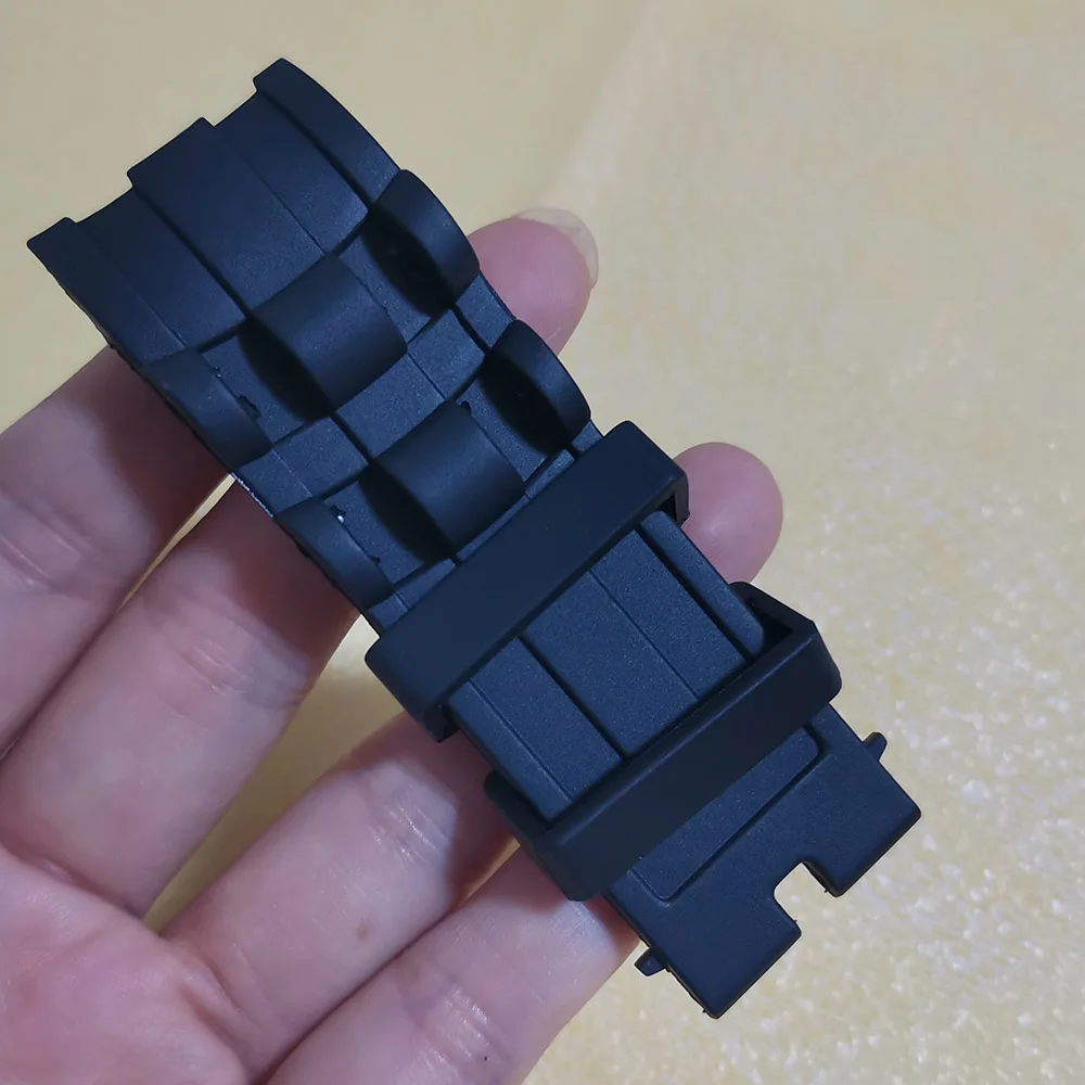 26mm Silicone Rubber Watchband Luxury Men's Wristband Watch Band Bracelet Replacement Strap No Buckle For Invicta/Pro/Diver
26mm Silicone Rubber Watchband Luxury Men's Wristband Watch Band Bracelet Replacement Strap No Buckle For Invicta/Pro/Diver