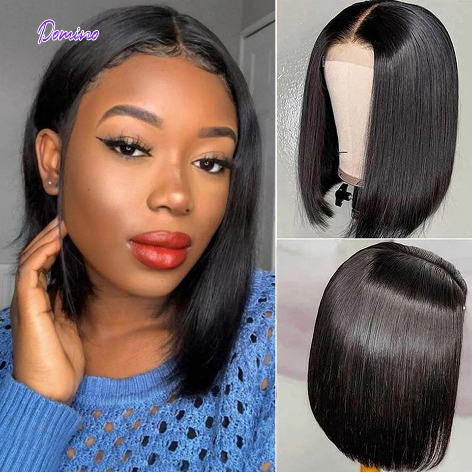 Bob Wigs 13x4 Lace Frontal Human Hair Wigs Straight Pre Pucked Domino Short Bob Lace Frontal Human Hair Wigs For Black Women
Bob Wigs 13x4 Lace Frontal Human Hair Wigs Straight Pre Pucked Domino Short Bob Lace Frontal Human Hair Wigs For Black Women