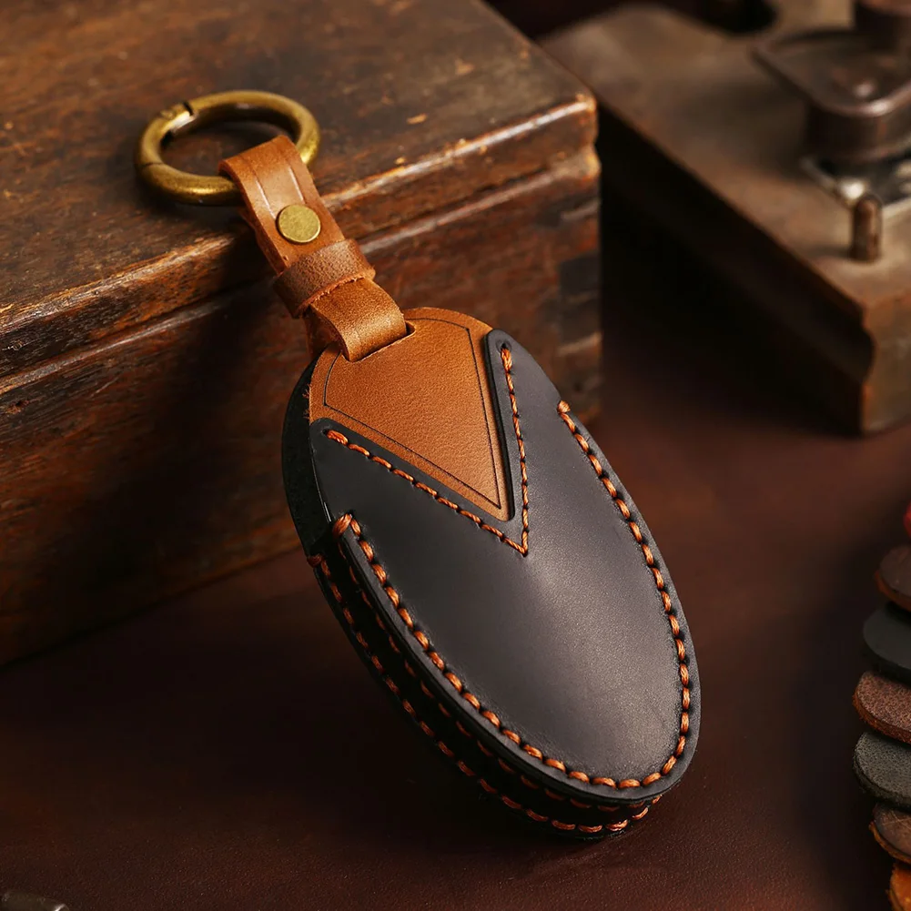Car Key Case Key Case Key Chain Mouldings & Trim Anti-drop Car Styling Cowhide Leather Decorations Exterior Part
Car Key Case Key Case Key Chain Mouldings & Trim Anti-drop Car Styling Cowhide Leather Decorations Exterior Part