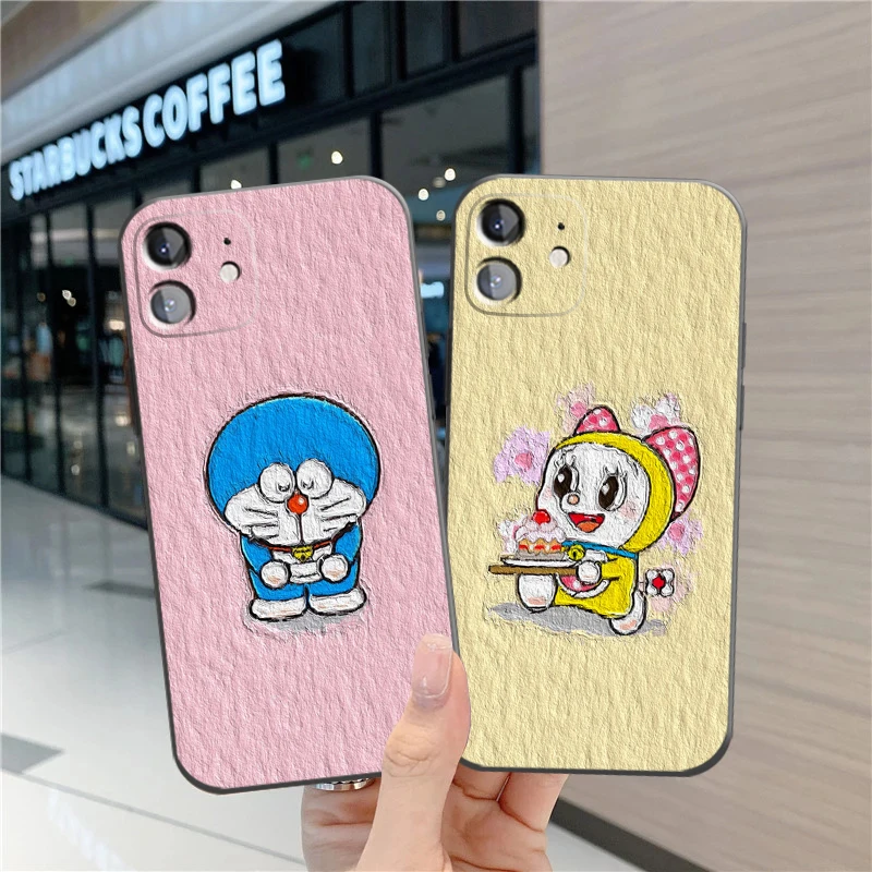 Doraemon Oil Painting Phone Case For iPhone 13 11 Pro 12 Mini MAX X XR XS 8 7 Plus 6 6s SE 2020 Funda Coque Black Back
Doraemon Oil Painting Phone Case For iPhone 13 11 Pro 12 Mini MAX X XR XS 8 7 Plus 6 6s SE 2020 Funda Coque Black Back