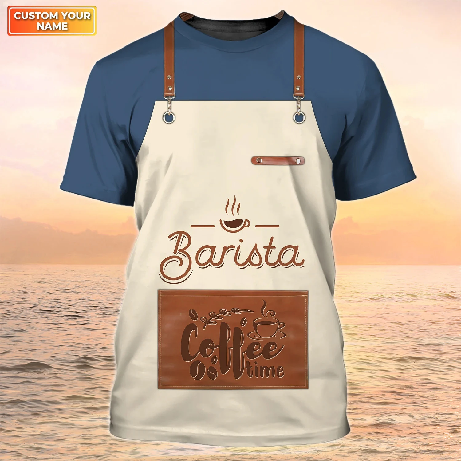 Personalized Coffee House Uniform T Shirt Unisex Pullover for Barista Summer Casual Tee Boys and Girls Workwear Short Sleeve
Personalized Coffee House Uniform T Shirt Unisex Pullover for Barista Summer Casual Tee Boys and Girls Workwear Short Sleeve