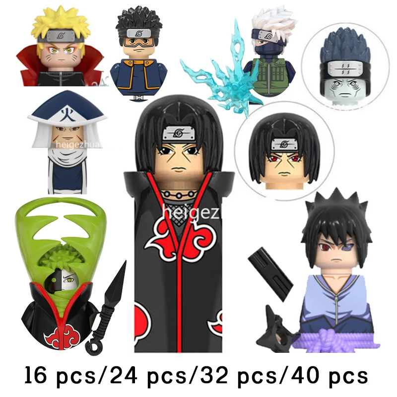 Narutoe Sasuke Kakashi Akatsuki Bricks Building Blocks Anime Cartoon Mini Action Figures Heads Assembly Toys Kids Birthday Gifts
Narutoe Sasuke Kakashi Akatsuki Bricks Building Blocks Anime Cartoon Mini Action Figures Heads Assembly Toys Kids Birthday Gifts