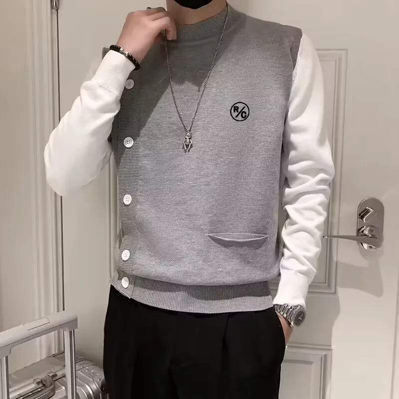 한품품품류 류 Knit Высококачественная брендовая мужская одежда для гольфа
한품품품류 류 Knit Высококачественная брендовая мужская одежда для гольфа