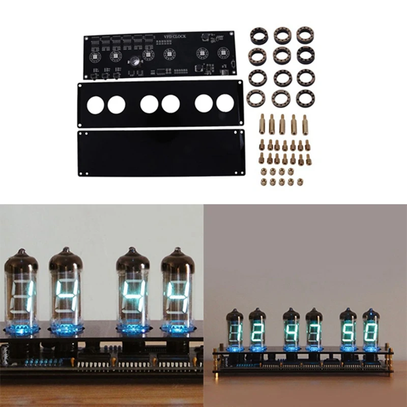 Retro Clock IV11 Fluorescent Tube Clock VFD DIY Kit Boyfriend Gift Analog Luminous Tube Without Tube Retail
Retro Clock IV11 Fluorescent Tube Clock VFD DIY Kit Boyfriend Gift Analog Luminous Tube Without Tube Retail
