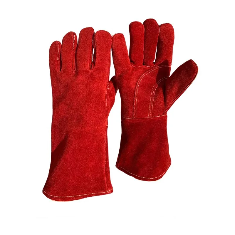 Red Electric Welder Leather Gloves Anti Cut Anti Bite Heat Resistant Heat Resistant Gloves
Red Electric Welder Leather Gloves Anti Cut Anti Bite Heat Resistant Heat Resistant Gloves