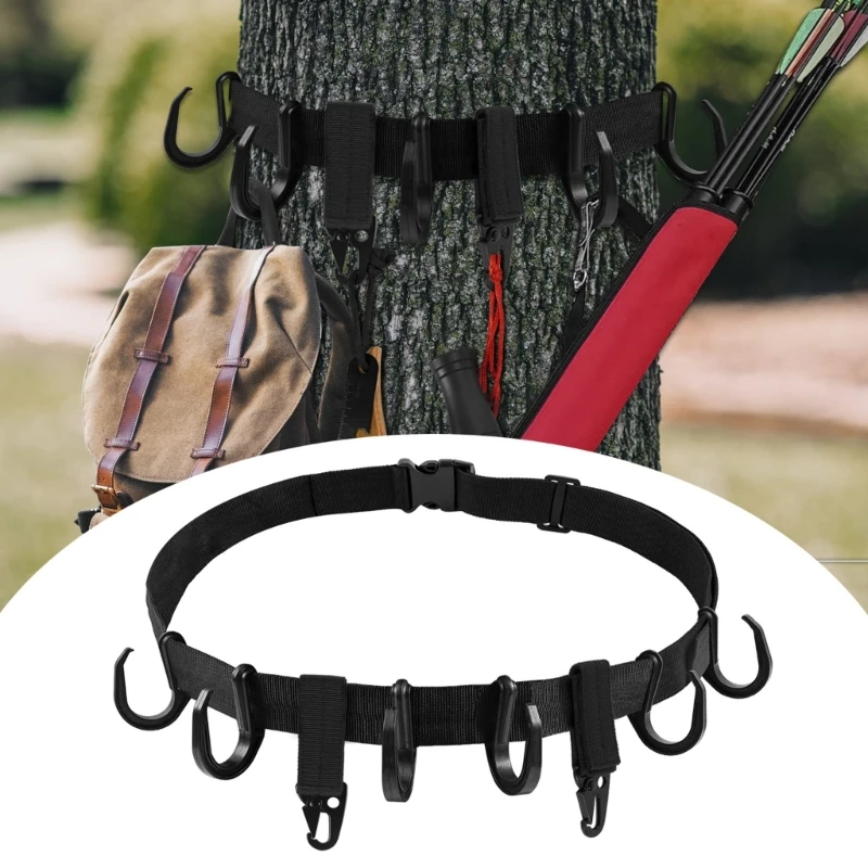 Tree Stand Accessories Set Treestand Hanger with Hooks, Tree Stand Strap Treestand Strap Gear Hangers for Hunting Gears GXMF 
Tree Stand Accessories Set Treestand Hanger with Hooks, Tree Stand Strap Treestand Strap Gear Hangers for Hunting Gears GXMF
