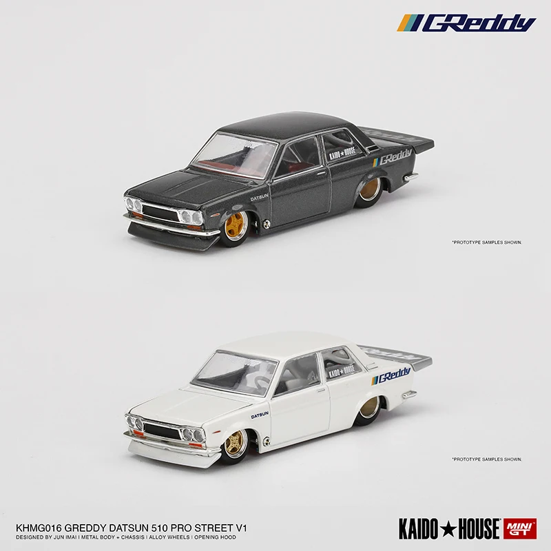 Kaido House + MINIGT 1:64 Datsun 510 Pro Street Die-Cast Model Car Collection
Kaido House + MINIGT 1:64 Datsun 510 Pro Street Die-Cast Model Car Collection