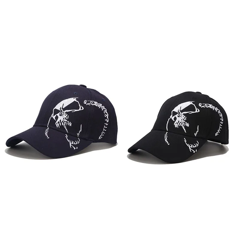 New Embroidered Skull Black Baseball Caps Outdoor Fishing Hiking Casquette Sunshade Hats Snapback Cap for Women Men
New Embroidered Skull Black Baseball Caps Outdoor Fishing Hiking Casquette Sunshade Hats Snapback Cap for Women Men