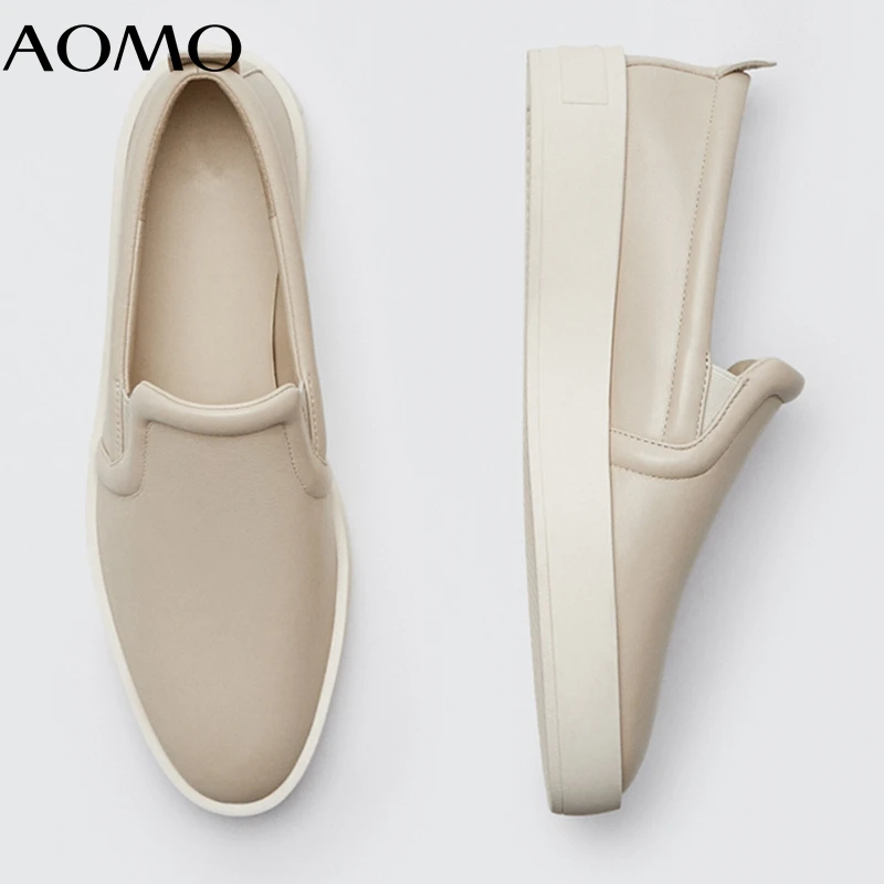 AOMO Women Shoes Women Flat Shoes England Style Simple Fashion Genuine Leather Casual Slip-On Loafers Women Shoes AZH32
AOMO Women Shoes Women Flat Shoes England Style Simple Fashion Genuine Leather Casual Slip-On Loafers Women Shoes AZH32