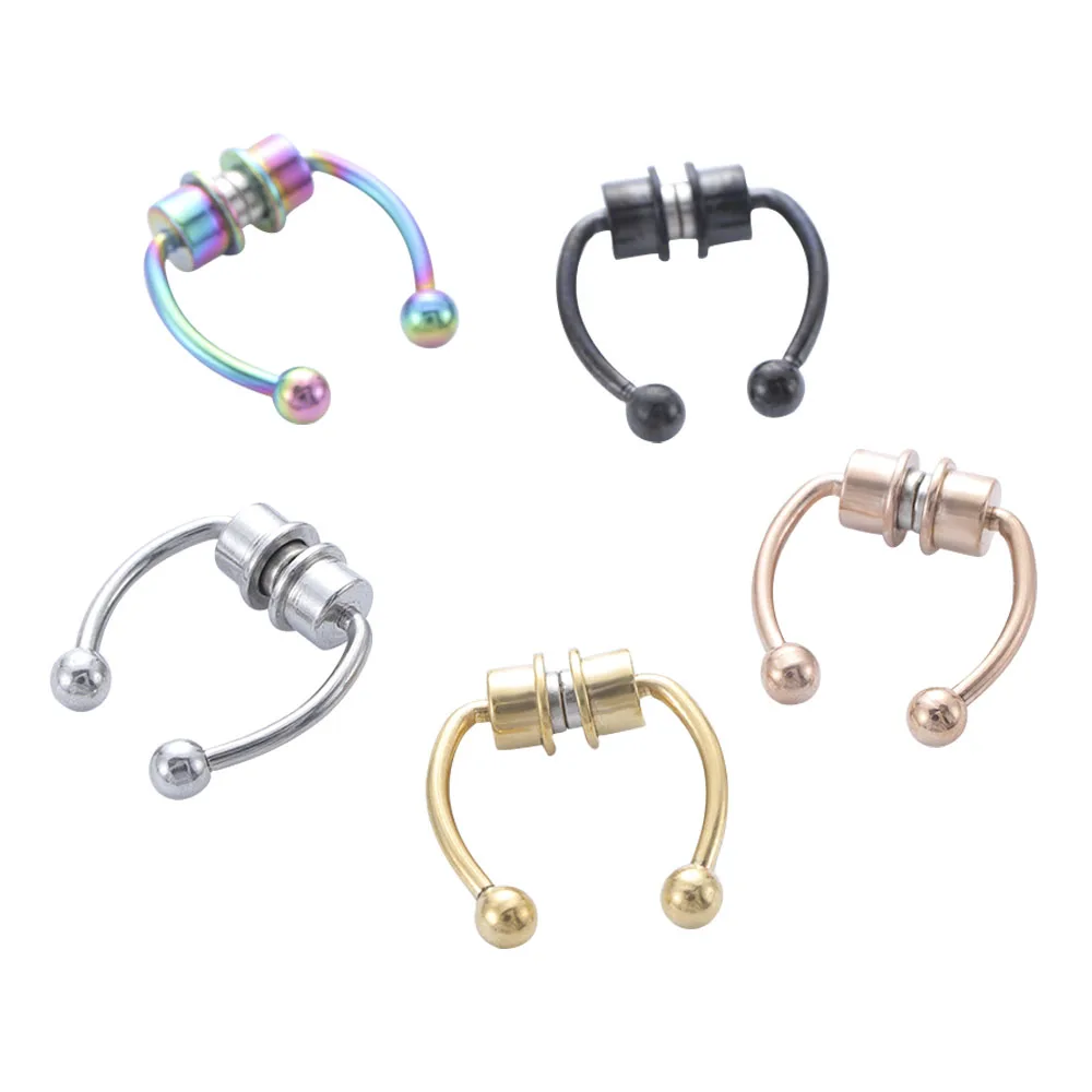 Stainless Steel Magnet Nose Piercing Fake Piercing Body Jewelry 1pcs U Shaped Fake Nose Ring Hoop Septum Rings Hip Hop Rock
Stainless Steel Magnet Nose Piercing Fake Piercing Body Jewelry 1pcs U Shaped Fake Nose Ring Hoop Septum Rings Hip Hop Rock