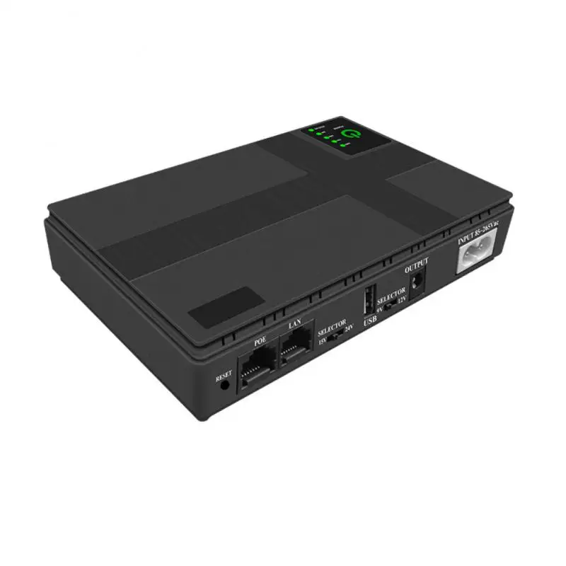 

2023 EU Standard 8800/10400MAH Portable Router 5V12V24V DC UPS Power Supply Monitoring Large-capacity Standby Power Supply