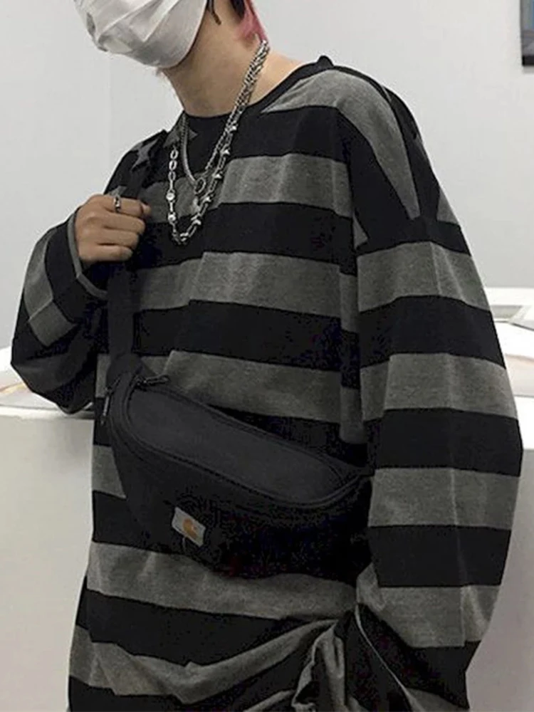 2023 Женская Повседневная Готическая футболка с длинным рукавом, футболки, топы, полосатая рубашка в стиле Харадзюку, уличная одежда, полосат...
2023 Женская Повседневная Готическая футболка с длинным рукавом, футболки, топы, полосатая рубашка в стиле Харадзюку, уличная одежда, полосат...