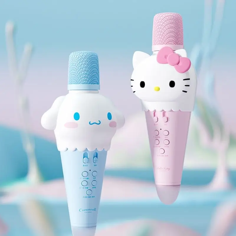 Беспроводной Bluetooth-микрофон Hello Kitty Sanrio Cinnamoroll, милый мультяшный домашний микрофон с изображением аниме, динамик для зарядки и аудио, K-трек
Беспроводной Bluetooth-микрофон Hello Kitty Sanrio Cinnamoroll, милый мультяшный домашний микрофон с изображением аниме, динамик для зарядки и аудио, K-трек