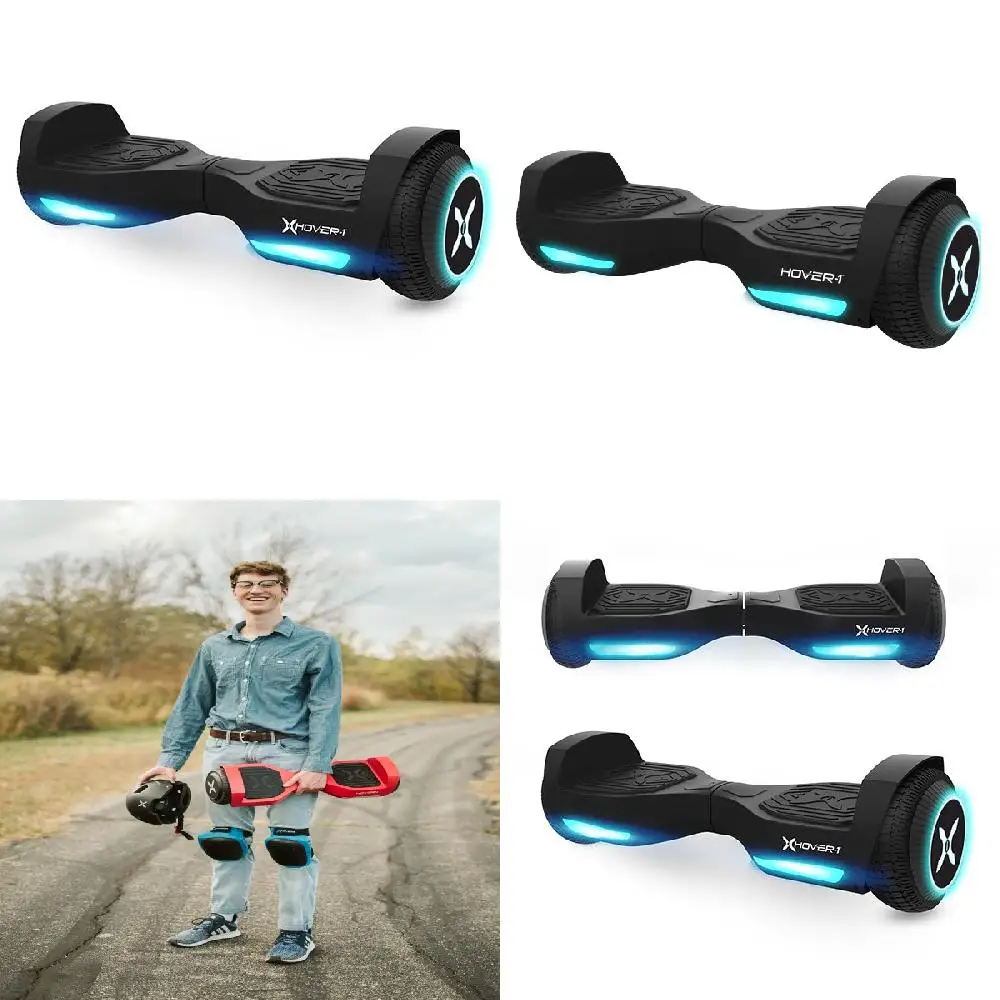 Super-Fast Rebel Black Hoverboard w/ LED Headlight, 130 lbs Max Weight, 6 m Max Speed, Up to 3 Miles Distance.
Super-Fast Rebel Black Hoverboard w/ LED Headlight, 130 lbs Max Weight, 6 m Max Speed, Up to 3 Miles Distance.
