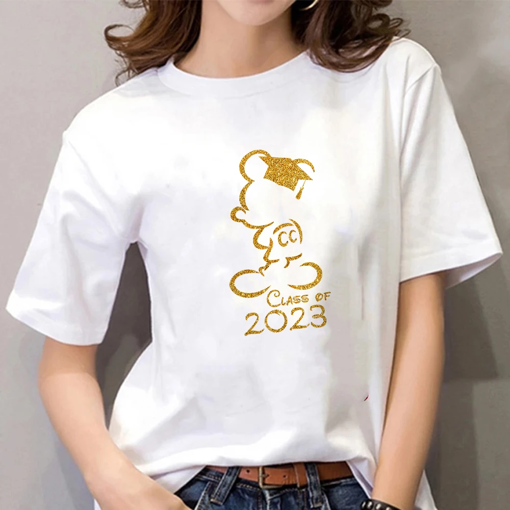 Mickey Class of 2023 T-shirt for Women Disney New Arrivals Creative Fashion Aesthetic Clothes O-neck White Tops Basic Tees
Mickey Class of 2023 T-shirt for Women Disney New Arrivals Creative Fashion Aesthetic Clothes O-neck White Tops Basic Tees