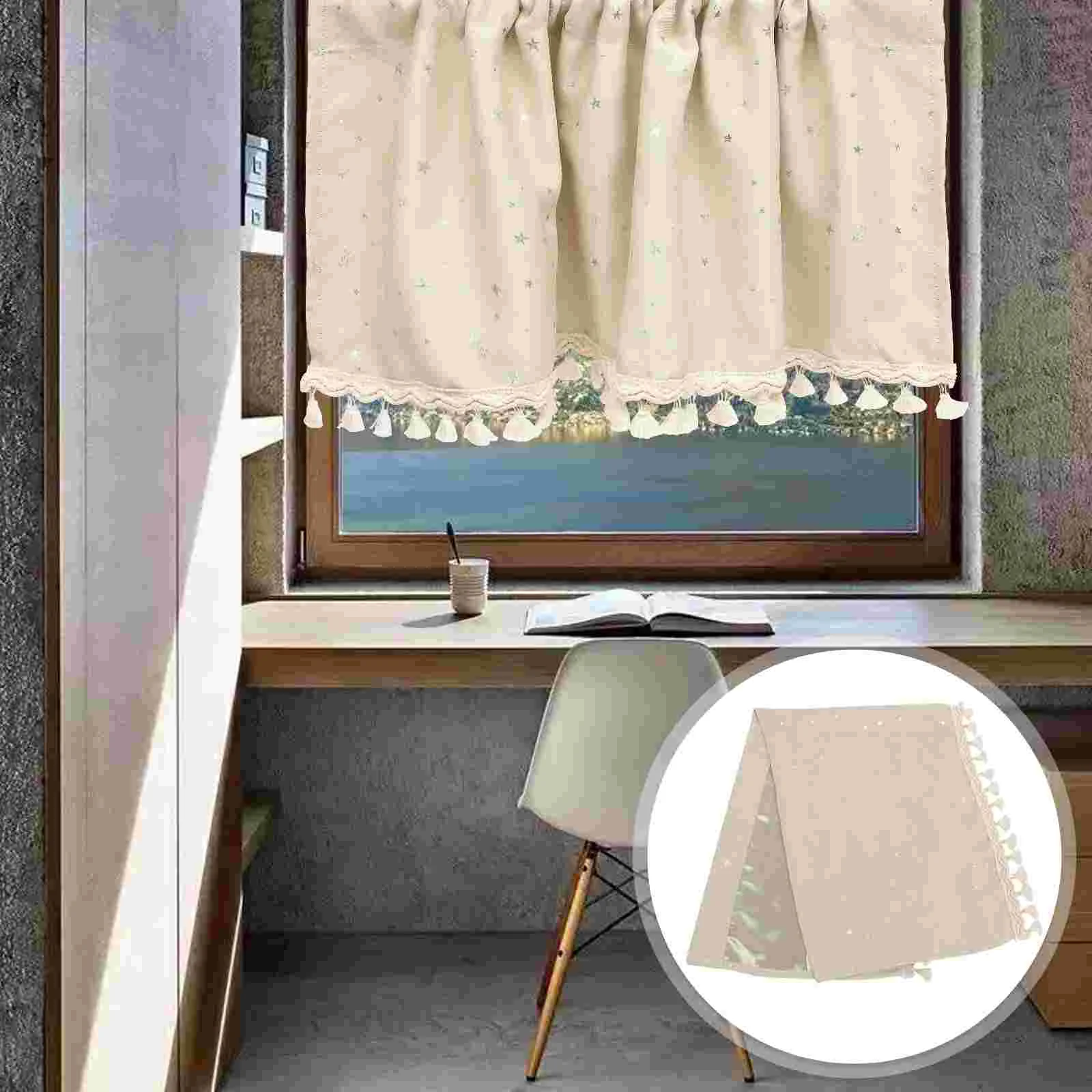 Kitchen Curtains Lace Valance For Small Windows Decorative Blackout Cabinet Tassels
Kitchen Curtains Lace Valance For Small Windows Decorative Blackout Cabinet Tassels