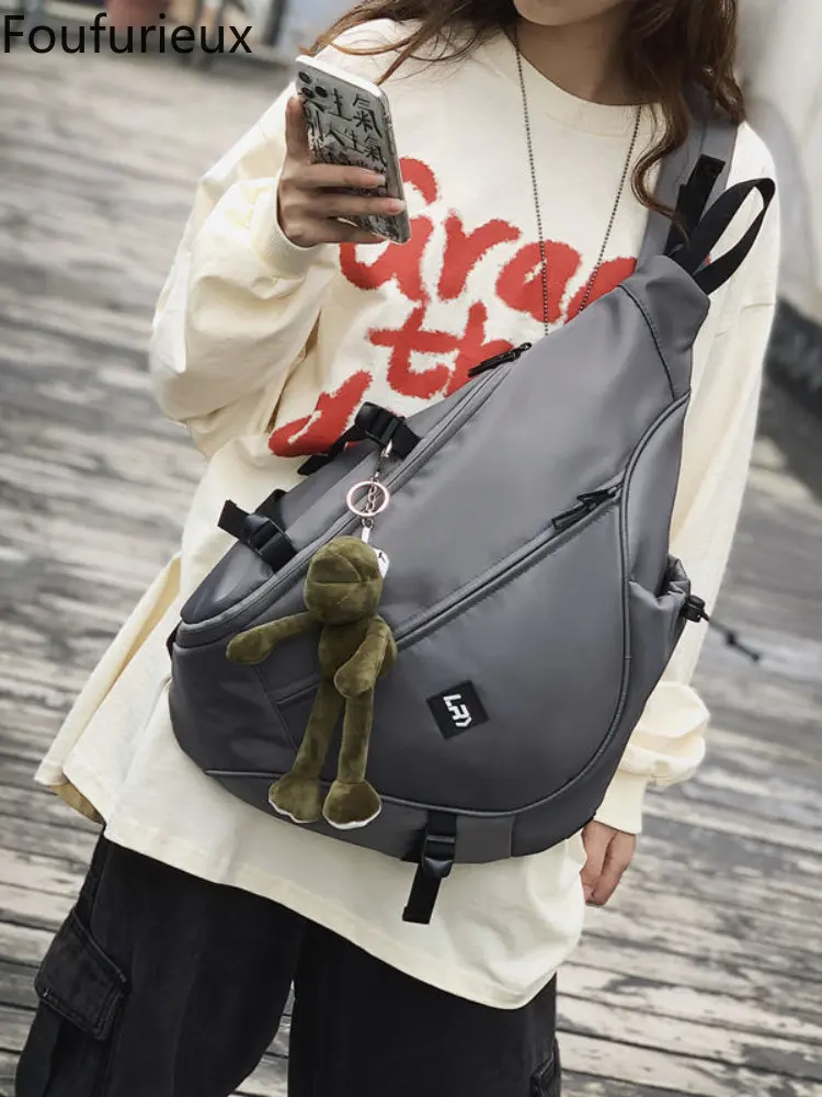 Сумка-мессенджер foufurious, сумка через плечо в стиле ретро колледжа, нагрудная сумка, спортивная пара пар, сумка через плечо из нейлоновой ткан...
Сумка-мессенджер foufurious, сумка через плечо в стиле ретро колледжа, нагрудная сумка, спортивная пара пар, сумка через плечо из нейлоновой ткан...